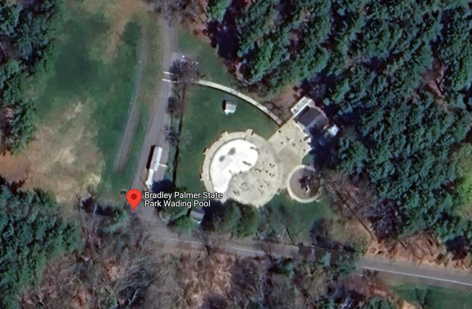 Bradley Palmer Wading Pool splash pad in Topsfield, Massachusetts