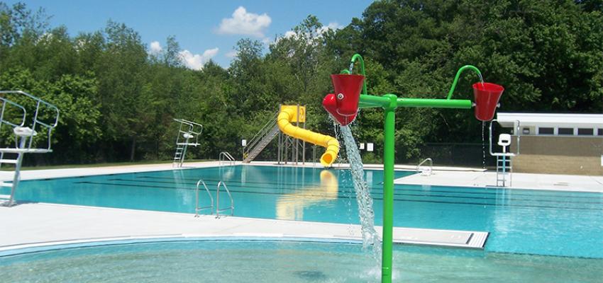 Manning Pool splash pad in Brockton