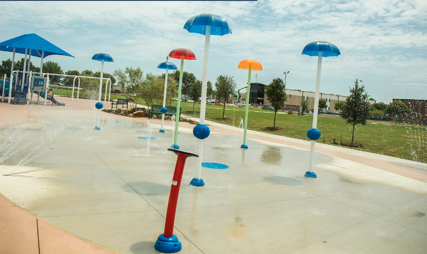 Clayton W. Chandler Park Splash Pad splash pad in Mansfield