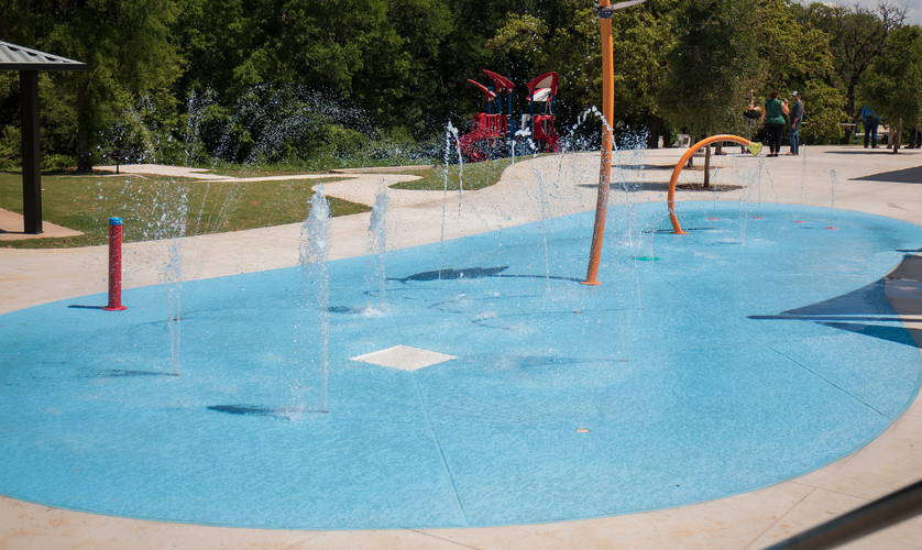 McClendon Park West Splash Pad splash pad in Mansfield